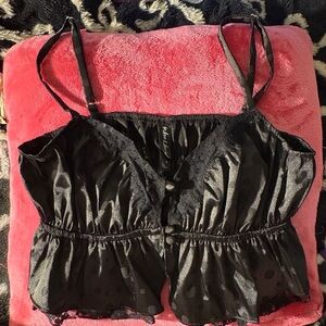 For Love And Lemons Black Camisole